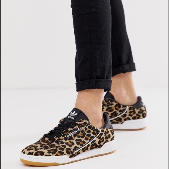 Adidas Continental Leopard Hair 10 & 10 1/2 - Picture 2 of 5